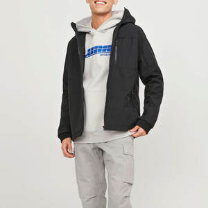 Veste Softshell Homme de Qualité Supérieure, Séchage Rapide et Prix Abordable, Couleur Unie, Grande Taille, Vente Directe Usine, Tissu Toile 2026 - Product Image 4