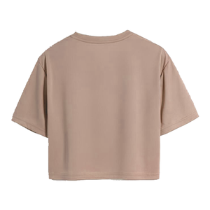 T-shirts personnalisés en coton biologique pour femmes avec logo brodé T-shirt doux d'été Vêtements décontractés respirants de haute qualité - Product Image 1
