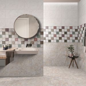 300x600 white gloss ceramic wall tile elegant minimalist finish ideal for office interiors commercial buildings large <b>scale</b> - Product Image 3