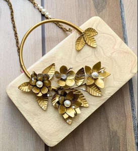 Women Clutches Handmade <b>Evening</b> Clutch <b>Bag</b> <b>Evening</b> <b>Bags</b> From India Handmade With Resin for Sale - Product Image 1