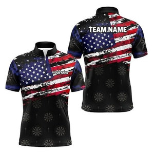 Camisetas Polo 3D Personalizadas para Hombre, Jersey de Dardos con Nombre, Regalo Único para Amantes del Dardismo, Profesional y Casual - Product Image 3