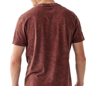 T-shirt à manches courtes en tissu tricoté 100% coton doux pour homme, coupe ample, écologique, respirant, 230g, vêtements décontractés - Product Image 6