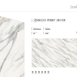 Carreaux de porcelaine sculptés design moderne, grandes dalles de 800x1600, 1200x1800, 750x1500 mm pour villas et usage commercial - Product Image 1