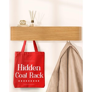 Wholesale <b>Bamboo</b> Floating <b>Shelving</b> Hook System - Modular Storage Solution - Product Image 6