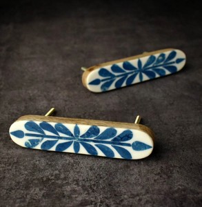 Boutons d'incrustation d'os fabriqués à la main de qualité supérieure avec un design floral pour la décoration intérieure Boho pour les armoires de cuisine et les vanités de salle de bain - Product Image 4