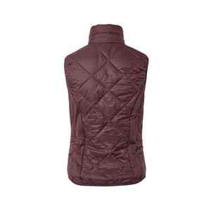 Chaleco Acolchado Color Borgoña para Mujer, Sin Mangas, Cierre Frontal con Cremallera, Bolsillos Laterales, Material de Poliéster y Algodón, Logotipo Personalizado, Modelo VI-HRJ-0021 - Product Image 2
