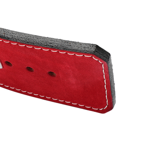Cinturón de Levantamiento de Pesas Unisex Ajustable de Cuero Vacuno Resistente Antideslizante para Gimnasio, Entrenamiento, Levantamiento de Pesas, con Logotipo Personalizado, 15 lb - Product Image 2