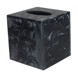 Boîte à mouchoirs en résine faite à la main, de qualité supérieure, porte-serviettes pour chambre à coucher, salle de bain, bureau et hôtel - Product Image 2
