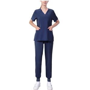 Tenues médicales unisexes à séchage rapide pour hôpitaux, blouses et pantalons de jogging, ensembles d'uniformes pour dentistes, médecins et infirmières en polyester - Product Image 3