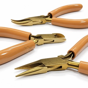 Professional Gold Plated <b>Side</b> Cutting Pliers for Jewelry Making, Wire Cutting, Beading, Crafting and Jewelry Repair - Product Image 5