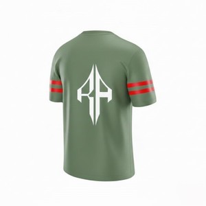 เสื้อเจอร์ซีย์อเมริกันฟุตบอลคุณภาพสูงสำหรับผู้ชาย คอวี ผลิตจากโพลีเอสเตอร์ 100% ระบายอากาศได้ดี แห้งเร็ว เหมาะสำหรับฤดูร้อน โดย RIVIAN ATLANTIC - Product Image 6