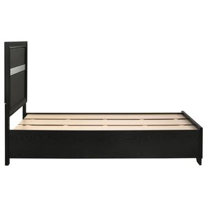 Letto a pannelli con contenitore Urbana Twin in nero, elegante e funzionale per la camera da letto - Product Image 6