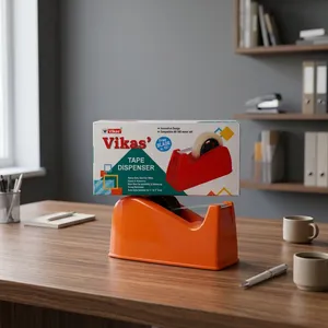 Dispensador de Cinta Vikas de Calidad Premium, Cortador de Cinta de Escritorio Premium para Oficina, Escuela, Hogar y Aplicaciones de Papelería al Mejor Precio - Product Image 3