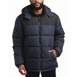 Chaqueta Parka para Hombre STITCH LAB, Color Sólido, Lona de Secado Rápido, Cierre de Cremallera, Ropa Exterior Informal, Corte Regular, Chaqueta de Invierno - Product Image 4