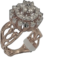 Anillo de diamantes naturales para mujer de alta demanda para fiesta de boda y Joyería de diamantes elegante de moda anillos de diamantes - Product Image 2