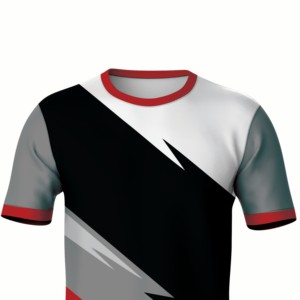 เสื้อกีฬาแขนสั้นคอโอแบบซับลิเมชั่นพร้อมโลโก้แบบกำหนดเอง - Product Image 5