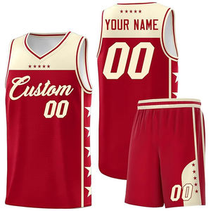 Conjunto de Uniforme de Baloncesto Personalizado con Logotipo, Nombre, Número, Placa, Impresión por Sublimación, Bordado 3D, Ropa Deportiva Universitaria, 100% Poliéster, Cuello en V - Product Image 1