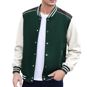 Chaquetas Letterman de Invierno para Hombre con Parches Bordados Personalizados, Estilo Vintage de Moda, Precio al por Mayor - Product Image 1