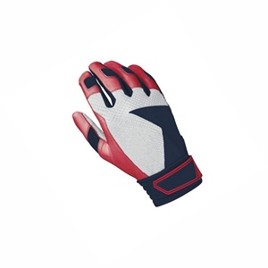 2026 Best Cabretta Leather Red and Black Baseball Batting <b>Gloves</b> for Men Youth Breathable Design Lightweight - Product Image 3
