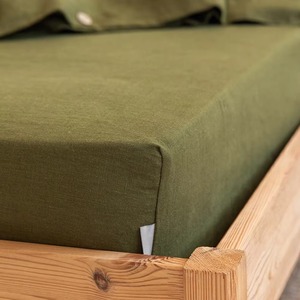 Fabricants chinois de draps plats et draps-housses en lin pur 100% naturel, lavés à la pierre, style vintage, avec taie d'oreiller - Product Image 6