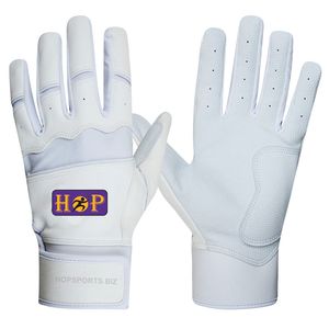 Fabricante de Guantes de Bateo de Béisbol Personalizados, Guantes de Práctica de Bateo de Béisbol con Palma de Cuero Antideslizante Ajustable - Product Image 6