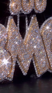 Colgante de letra y número personalizado en plata de ley 95 con diamantes de moissanita VVS, estilo hip hop, para uso unisex. - Product Image 4