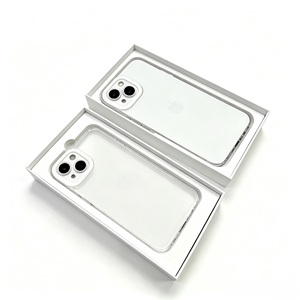 Clear smart phone Case with Dual <b>Camera</b> Cutout in White Rigid Box Packaging mobile phone case - Product Image 1