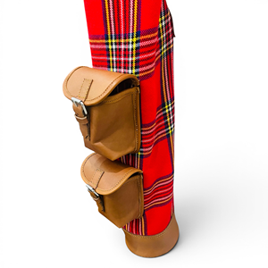 Geoffrey <b>Golf</b> Bag Eco-Friendly Lightweight with 2 Pockets Royal Stewart Tartan Design - Product Image 4
