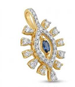 Pendentif en diamant moissanite le plus vendu, bijou raffiné pour femme, élégant pour le quotidien, cadeau disponible à la vente - Product Image 2