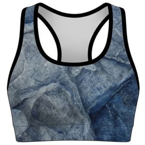 Women's <b>Plus</b> <b>Size</b> Racerback Sports Bra Scoop Neck Medium Support Breathable Spandex Polyester Yoga <b>Top</b> Front Seamless Design - Product Image 1