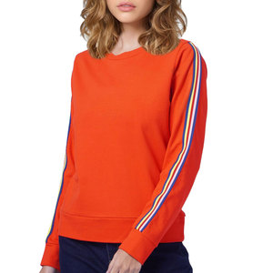 เสื้อสเวตเชิ้ตผู้หญิงสไตล์ล่าสุดสำหรับฤดูหนาว อุ่นสบาย ลำลอง ผลิตจากผ้าฝ้าย 100%  โลโก้ด้านหน้า เป็นมิตรต่อสิ่งแวดล้อม แห้งเร็ว ใส่สบาย - Product Image 1