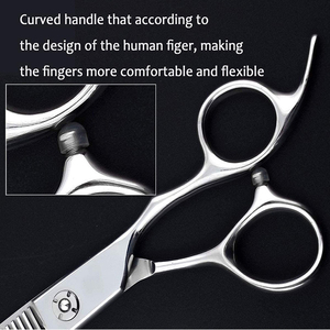 Wholesale Hair <b>Thinning</b> Scissors <b>Mirror</b> Finish 6.6" Durable Sharp Edge Barber <b>Thinning</b> Shears With Fix Finger Rest - Product Image 6