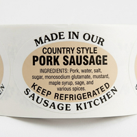 Étiquette enroulable pour pot à condiments, résistante à l'eau et à l'huile, impression personnalisée sur vinyle, emballage pour bouteilles de cuisine, impression d'autocollants
