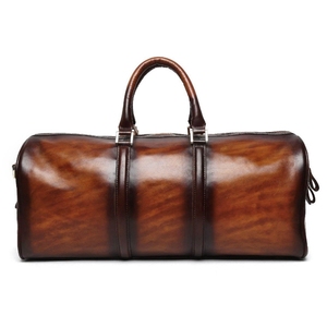 New Arrival Vintage 100% Real <b>Leather</b> Fashion Cowhide <b>Duffle</b> <b>bags</b> Low Price Handmade Personalized <b>Leather</b> Cowhide <b>Duffle</b> <b>bags</b> - Product Image 2