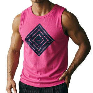 Débardeur Homme Premium OEM – Vente en Gros, Personnalisé, Streetwear, Impression Graphique, Sans Manches, T-shirt Stylé et Tendance pour Hommes - Product Image 3