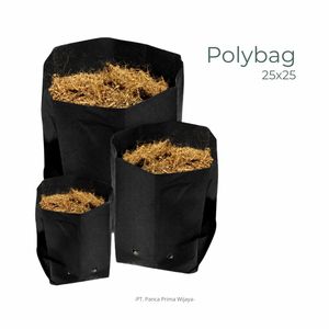 <b>Polybag</b> Grow Bags 25x25cm Black PE Reusable PE Nursery Grow Bag for Seedling Agriculture Plant Cultivation - Product Image 4