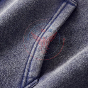 เสื้อฮู้ดซิป LBS Winter Acid Wash ผ้าฝ้าย 100% แบบเรียบ สไตล์ลำลองสำหรับผู้ชาย เสื้อผ้าแฟชั่นคุณภาพสูง - Product Image 5