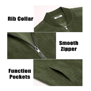 High quality luxury Men's Bomber <b>Jackets</b> Fashionable best of selling from Bangladesh factory price - Product Image 5