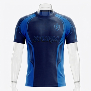 Camiseta de Fútbol Personalizada con Cuello en V, Sublimada, Transpirable, de Manga Corta, Colores Duraderos para Equipos de Liga - Product Image 1