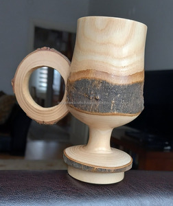 Tasses en bois de haute qualité pour un usage quotidien, tasses en bois uniques pour la bière et le vin - Product Image 3