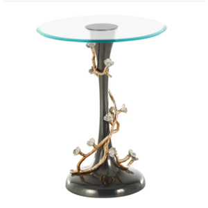 Tables basses et d'appoint en métal de qualité supérieure, finition argentée brillante, design attrayant, aspect élégant, à prix impressionnant. - Product Image 2