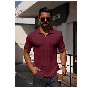 Polo Blanco para Hombre, Manga Corta, con Bolsillo en el Pecho, Casual, Liso, Tejido Transpirable, Logotipo Personalizado Disponible - Product Image 3