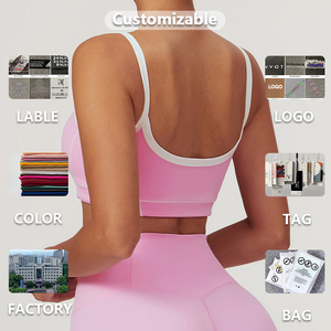 XW-DWX8838 Soutien-gorge de sport sans couture léger avec coussinets intégrés pour femme, idéal pour l'entraînement, le fitness et le yoga, dos nu, haute qualité, nouvelle mode, vente en gros - Product Image 5