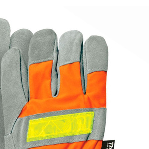 Gants de travail de qualité supérieure pour conducteurs, haute visibilité, non doublés, pointes fluorescentes, doublure FR souple, anti-coupure, antidérapants, résistants à l'abrasion, sécurité - Product Image 3