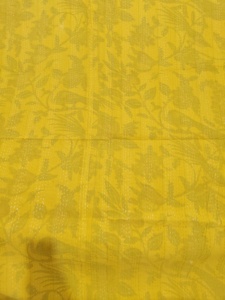 Reversible <b>Floral</b> Block Print <b>Bed</b> <b>Sheet</b> Yellow Red Blue Pattern Home Decor Gift for Her From Rajasthan All-Season Double Size - Product Image 5