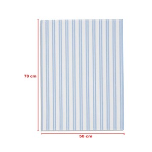 Toalla de cocina de diseño teñido con hilo, la más vendida, sin azo, de calidad suave, con diseño de rayas azules, en oferta. - Product Image 5