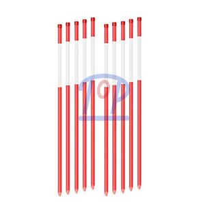 Poteaux de marquage routier en fibre de verre rouges réfléchissants pour allées – Vente chaude - Product Image 4