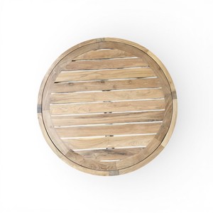 Handcrafted Solid Teak Wood Eco-Friendly Outdoor <b>Round</b> Coffee <b>Table</b> Rope Woven Contemporary Tropical <b>Garden</b> Lounge Furniture - Product Image 3