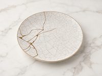 Assiette peu profonde en porcelaine, 21,4 cm, assiette plate pour hôtel, restaurant et service à domicile