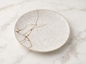 Assiette peu profonde en <span class=keywords><strong>porcelaine</strong></span>, 21,4 cm, assiette plate pour hôtel, restaurant et <span class=keywords><strong>service</strong></span> à domicile - Product Image 1